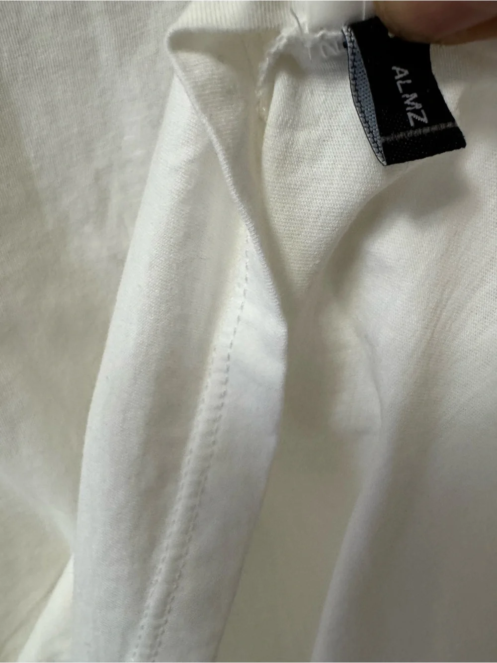 kate spade white tee with rainbow trim
